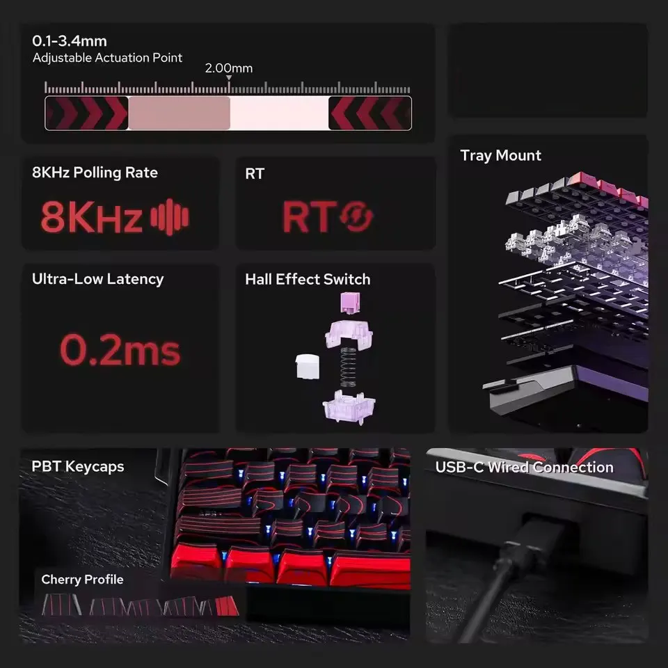 AULA Win60 HE Magnetic Switch  - огляд і ціна Esports Essential Gaming Pc