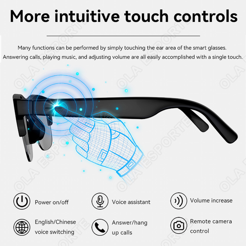 NEW Smart Glasses V5.3 Bluetoo - огляд і ціна Esports Gamer