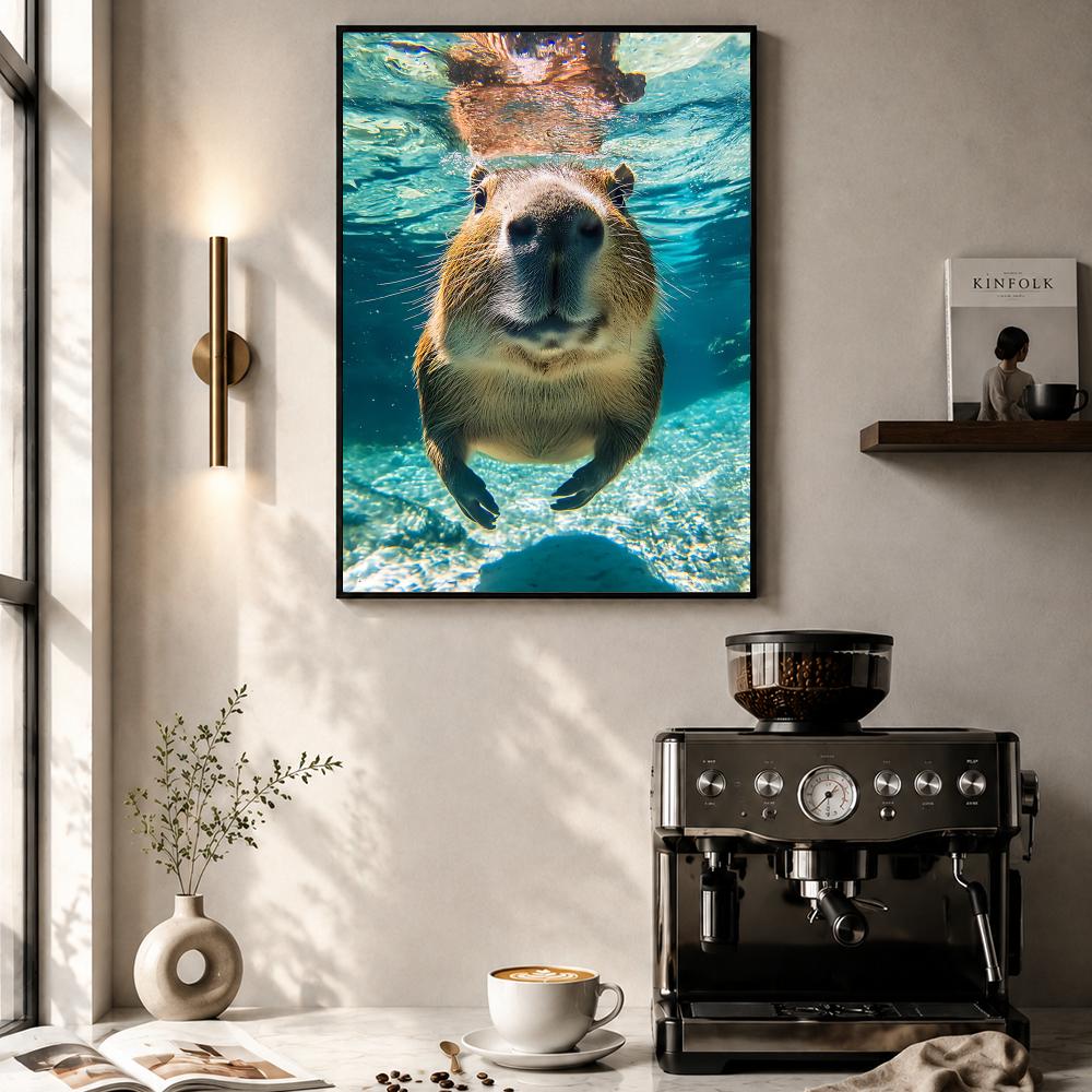 Healing Capybara Poster Art Po - огляд і ціна Esports Gaming Wallpaper