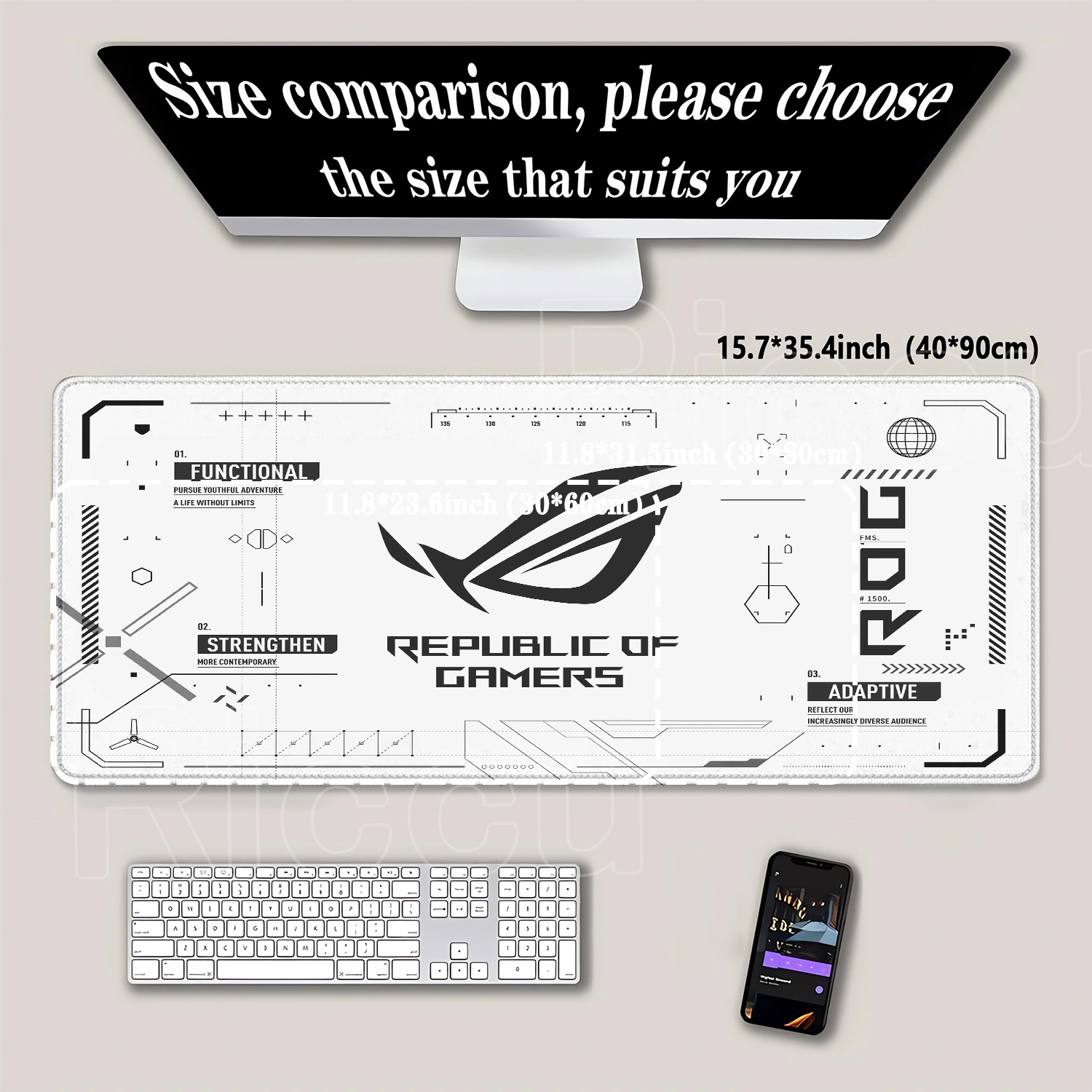 R-ROG Large Gaming Mouse Pad A - огляд і ціна Esports Essential Gaming Pc
