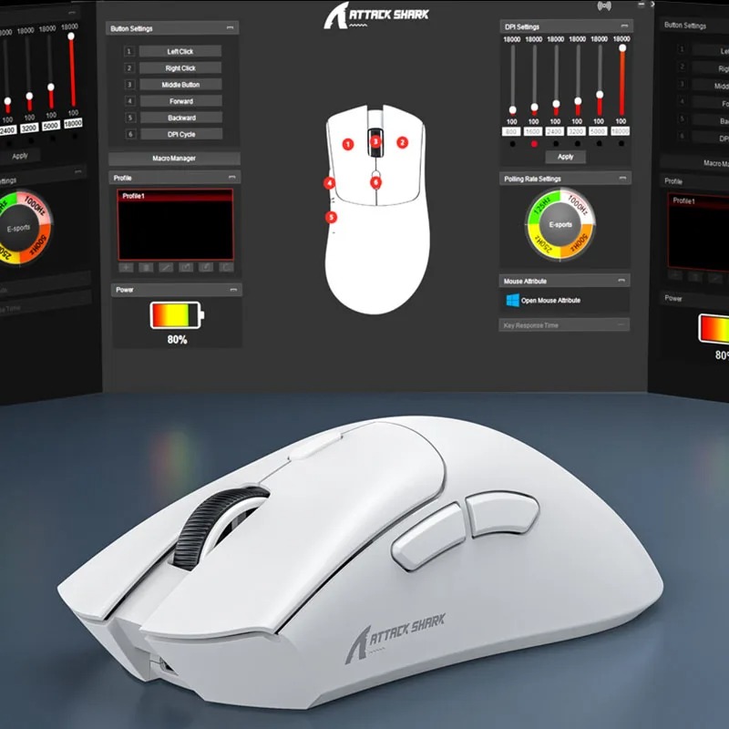 R1 ATTACK SHARK Wireless Gamin - огляд і ціна Esports Essential Gaming Pc