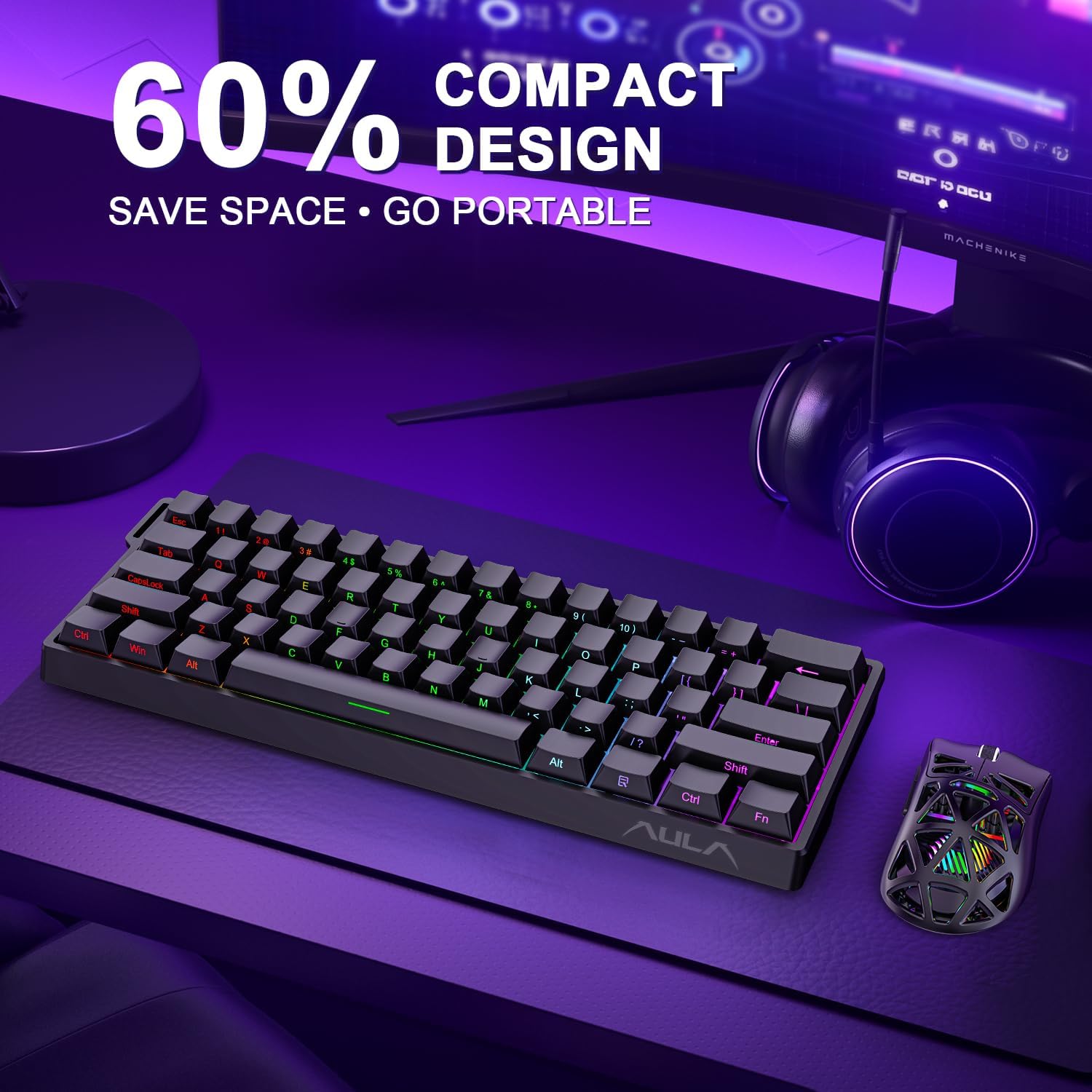 AULA WIN60 WIN68 HE Magnetic W - огляд і ціна Esports Essential Gaming Pc